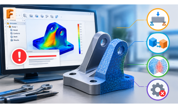 Fusion 360 Simulation Failed? Fix Constraints, Contacts, and Mesh Errors